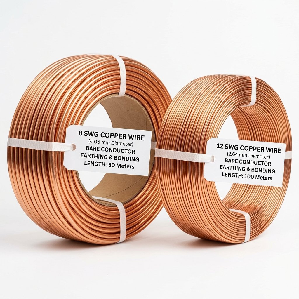 Copper Wires 8 SWG / 12 SWG
